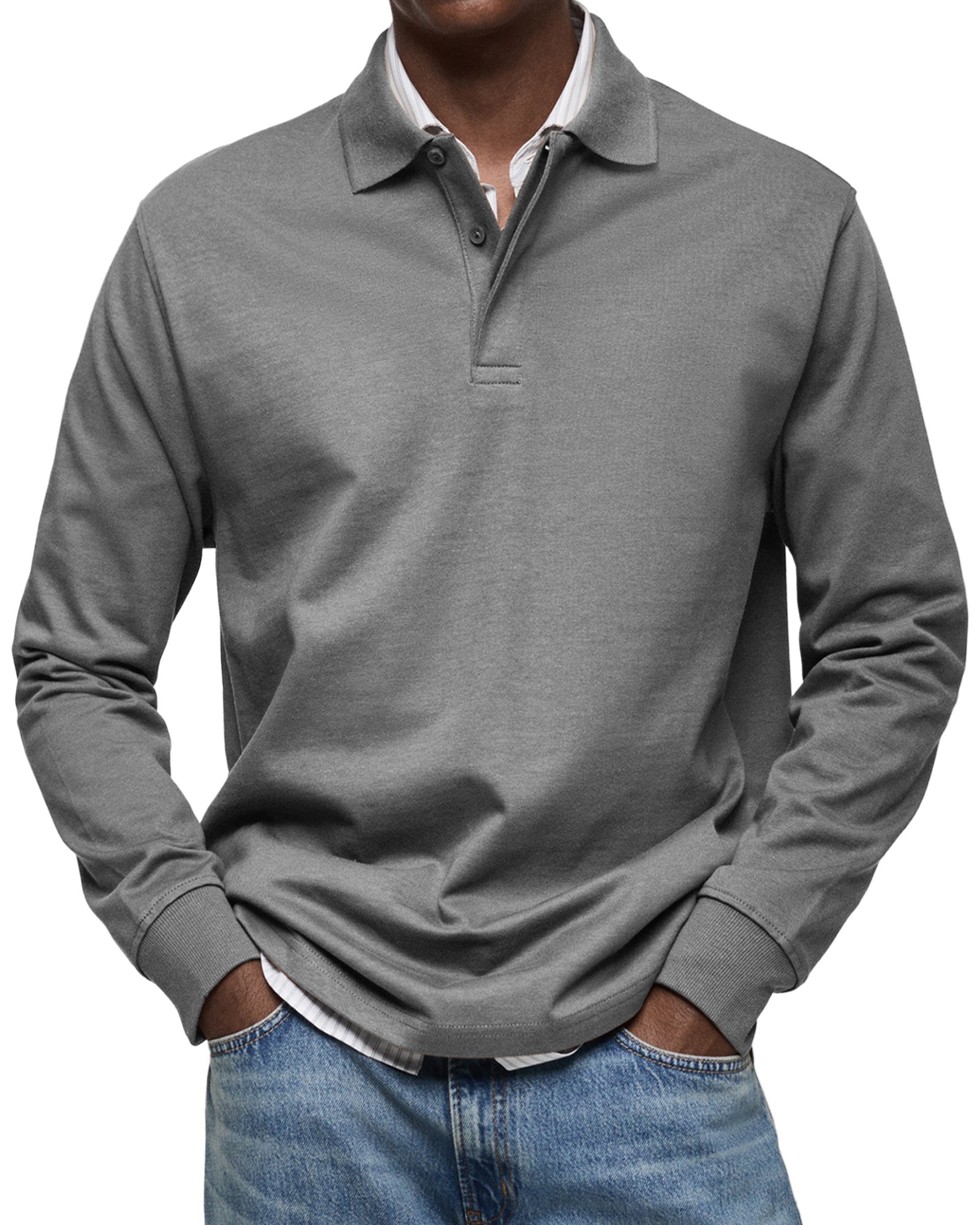 Savrani™ | Casual polo košile s dlouhým rukávem