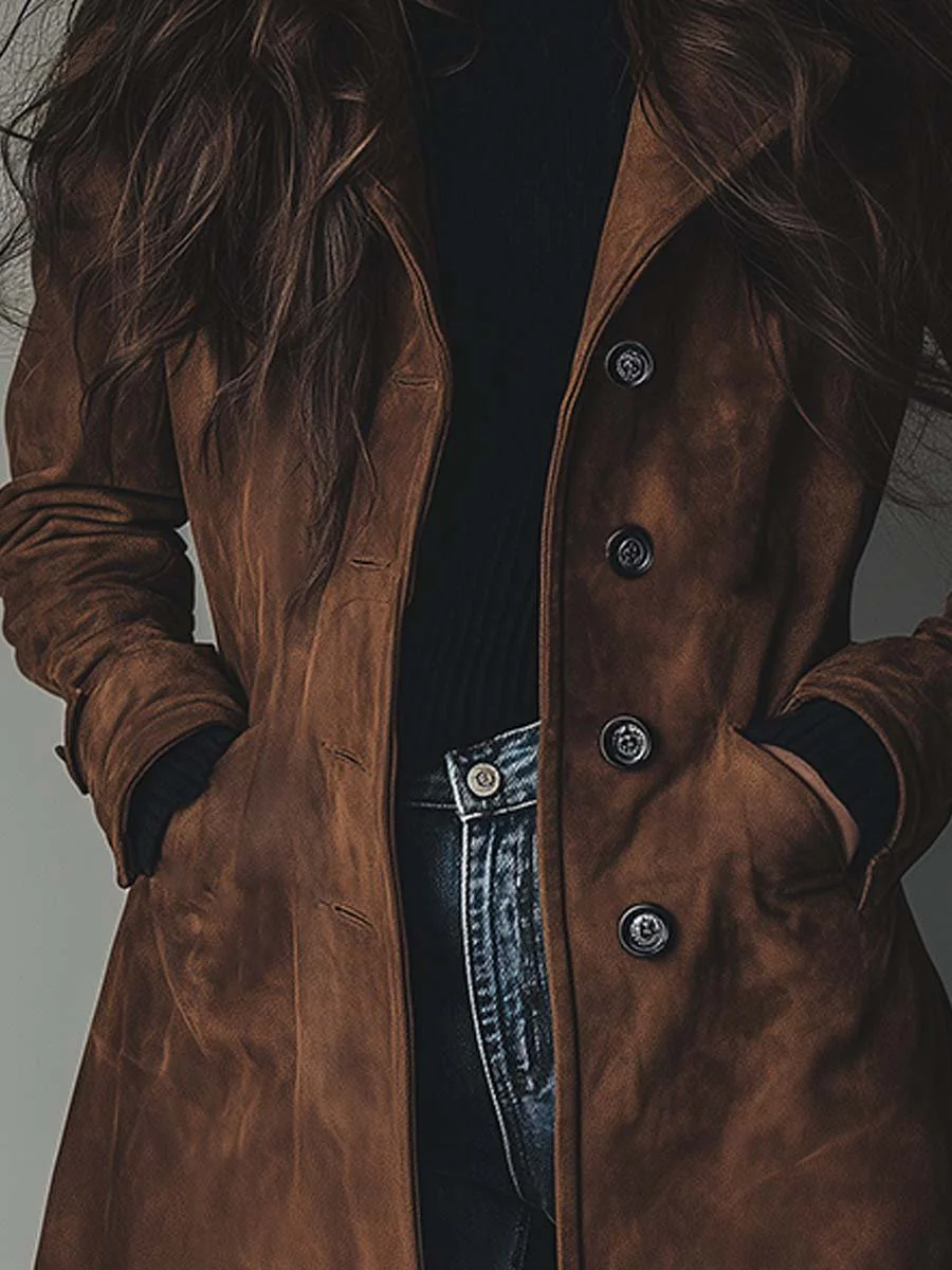 Teresa | Dámský trench kabát s knoflíky