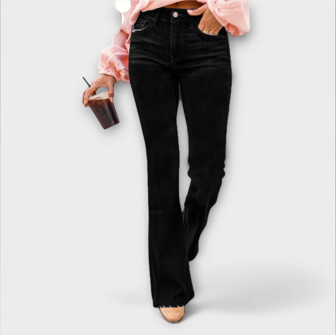 Pohodlné elastické kalhoty