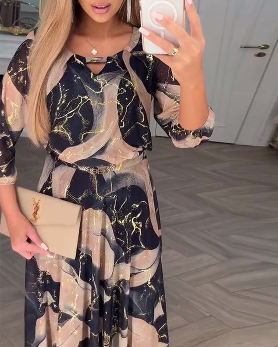 Chavelle | Elegantní šaty s potiskem