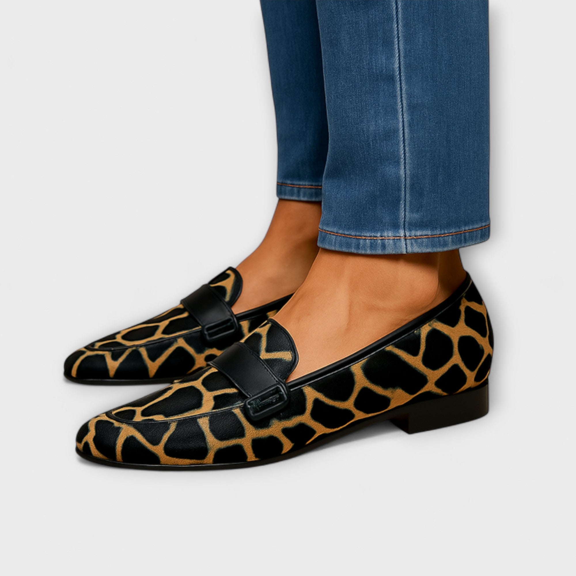 Wale - Leopard Print Slippers