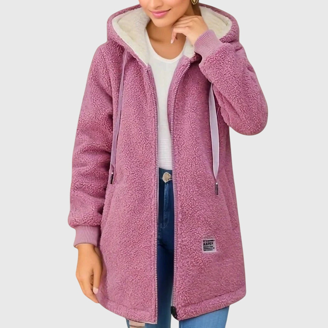 Fialová | Dámská fleece bunda