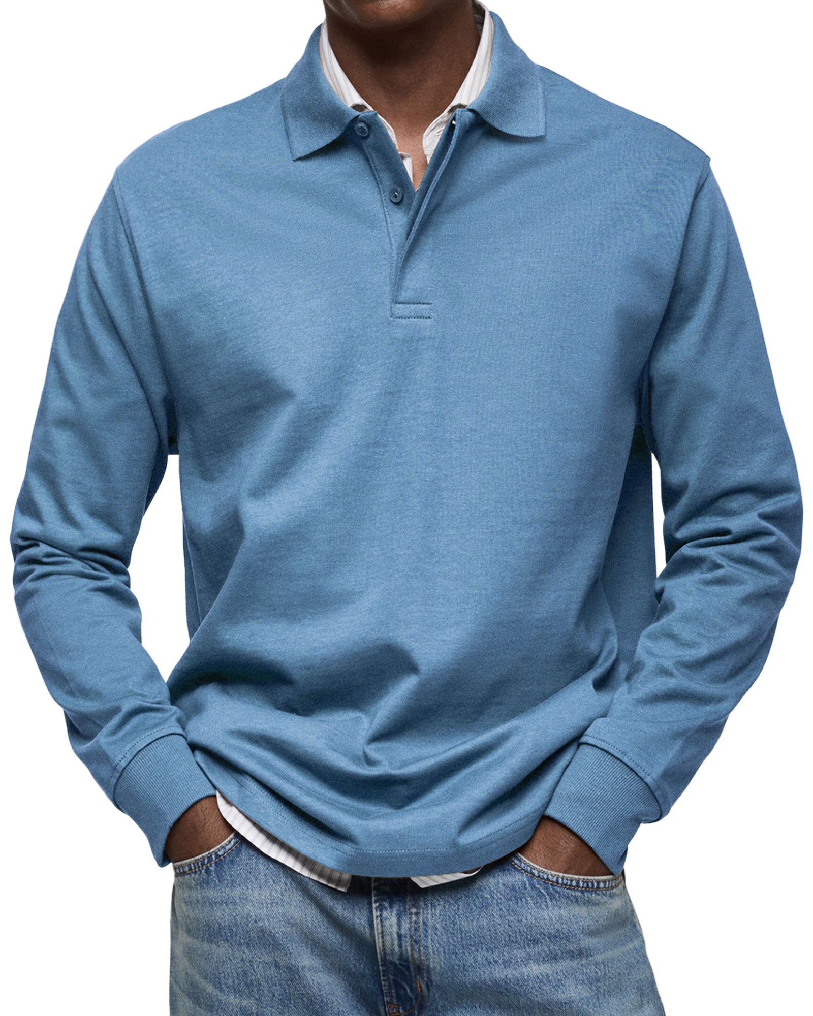Savrani™ | Casual polo košile s dlouhým rukávem