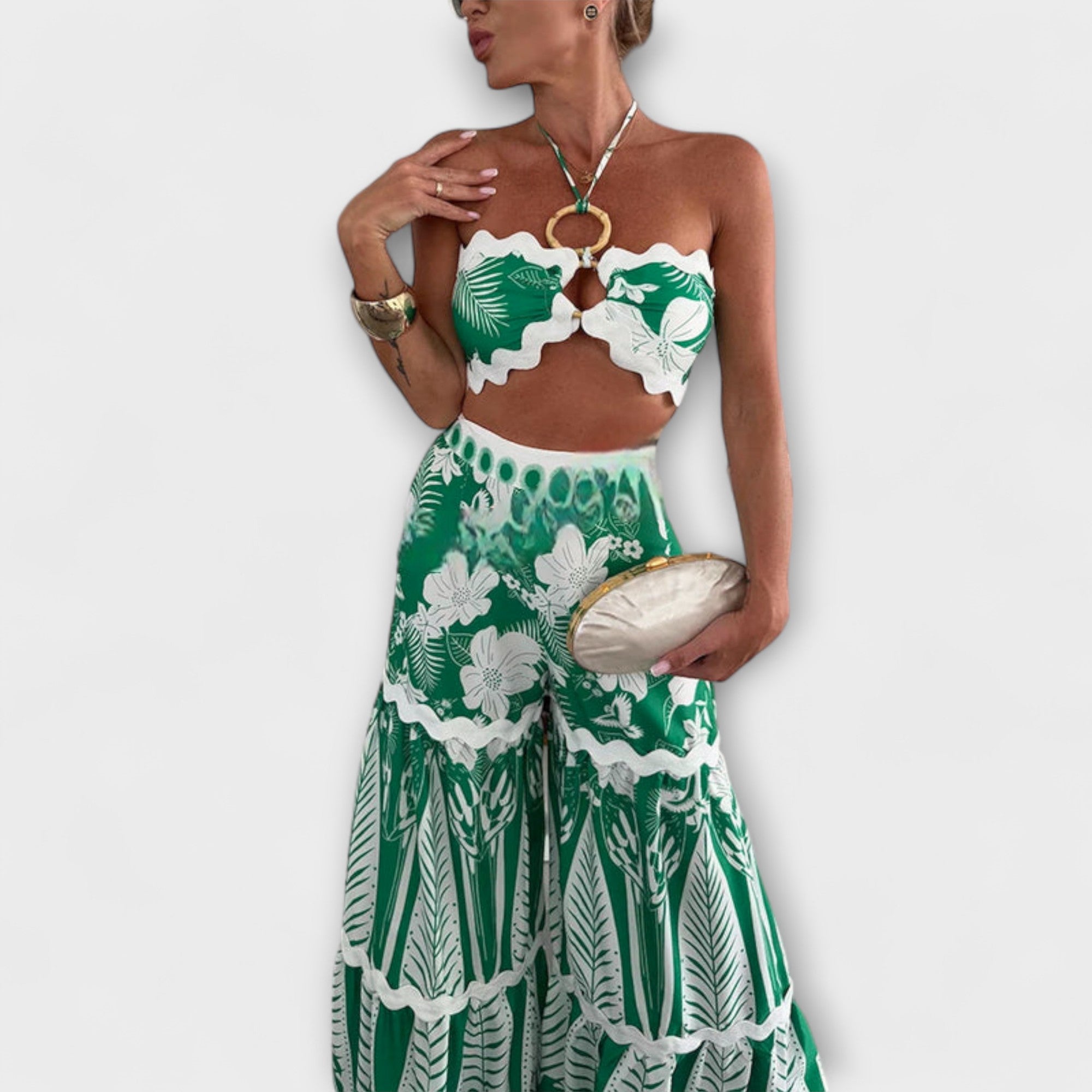 Zella - Sada prstenců s volánkovým lemem Cassie