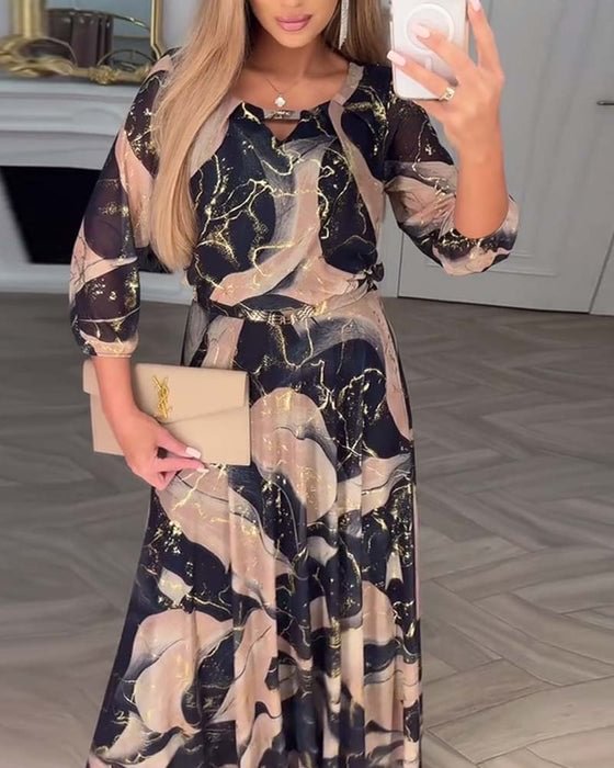 Chavelle | Elegantní šaty s potiskem