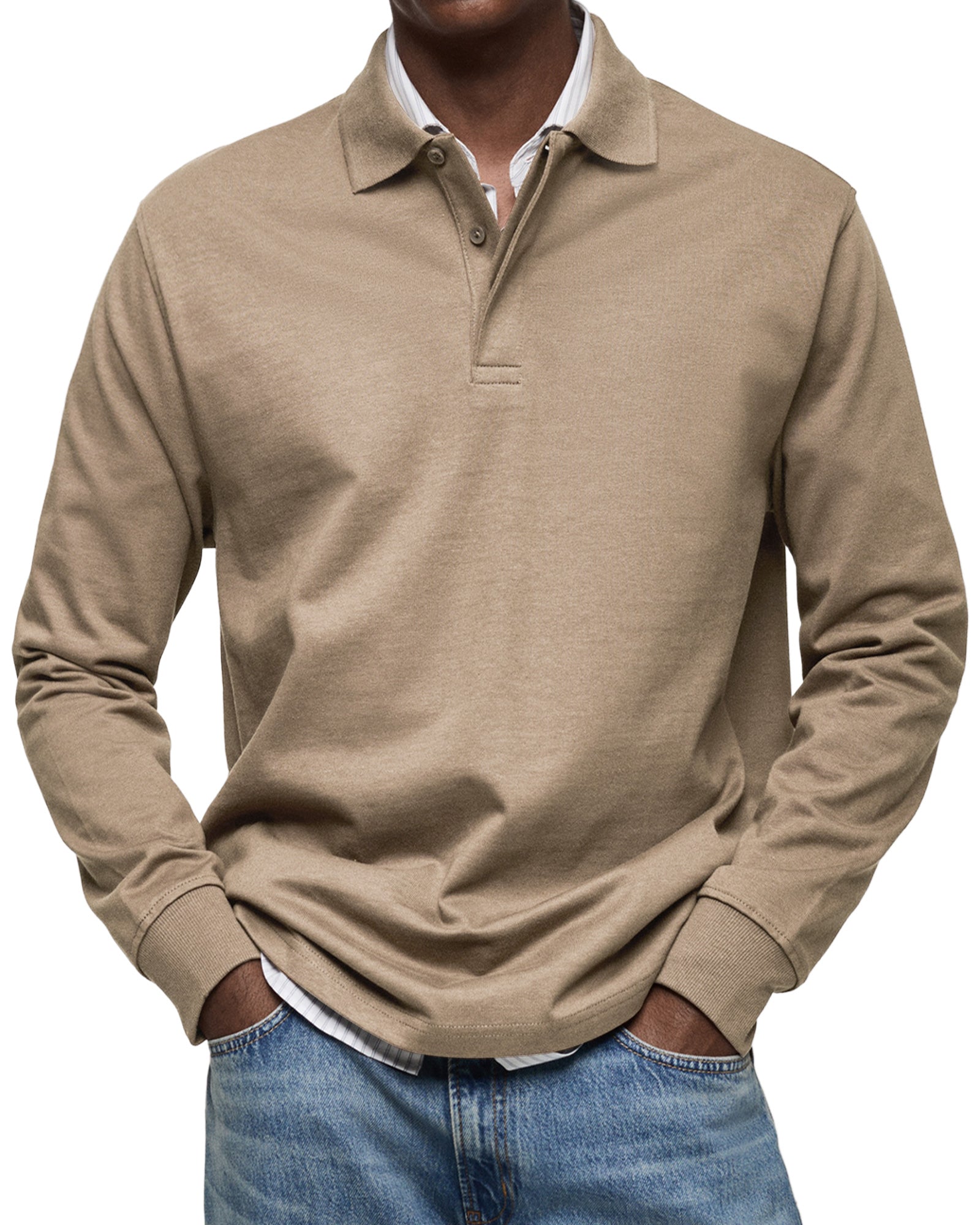 Savrani™ | Casual polo košile s dlouhým rukávem