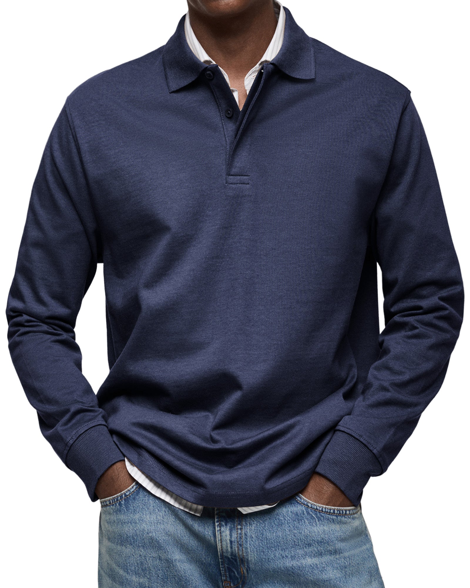 Savrani™ | Casual polo košile s dlouhým rukávem
