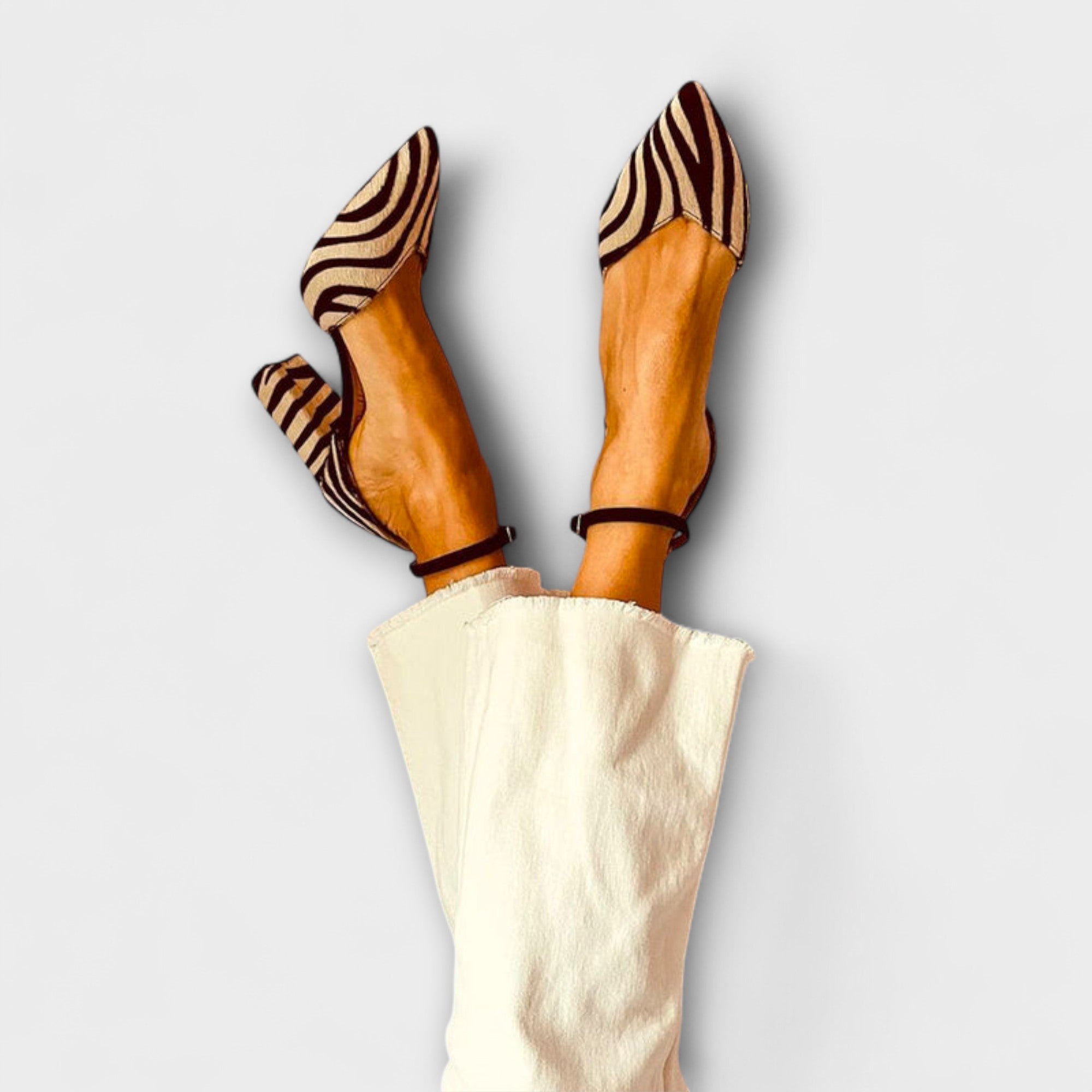 Zebrina – Stylové podpatky se zebřím designem