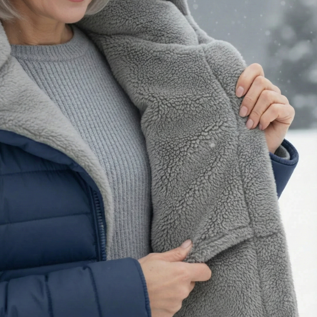 Adéla | Zimní bunda s hřejivou kapucí