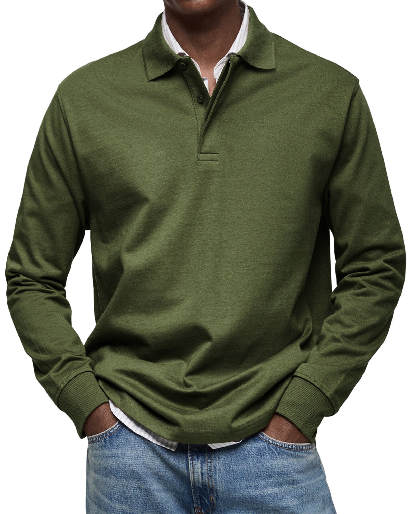 Savrani™ | Casual polo košile s dlouhým rukávem