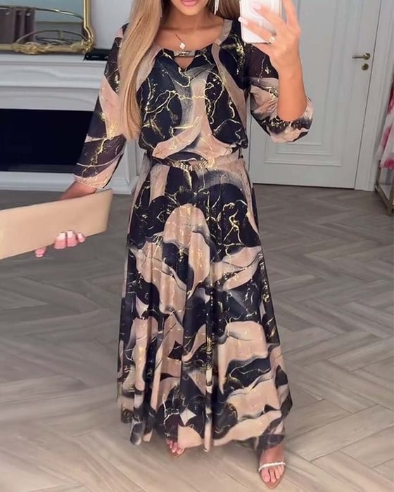 Chavelle | Elegantní šaty s potiskem