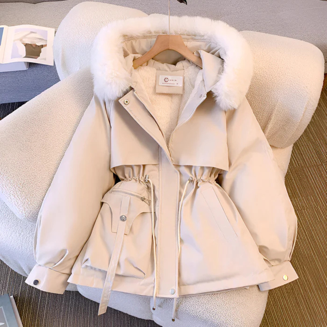 Fialová | Elegantní zimní bunda