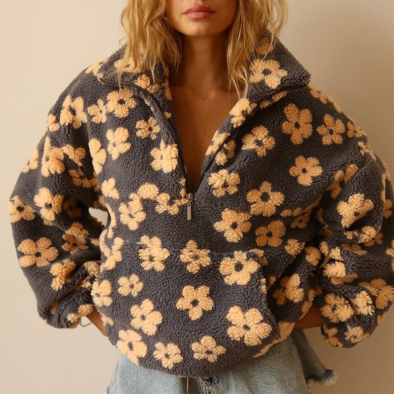 Daisy | Mikina s květinovým vzorem