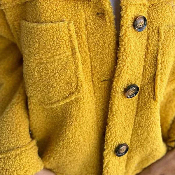 Nora – Teddy bunda na knoflíky