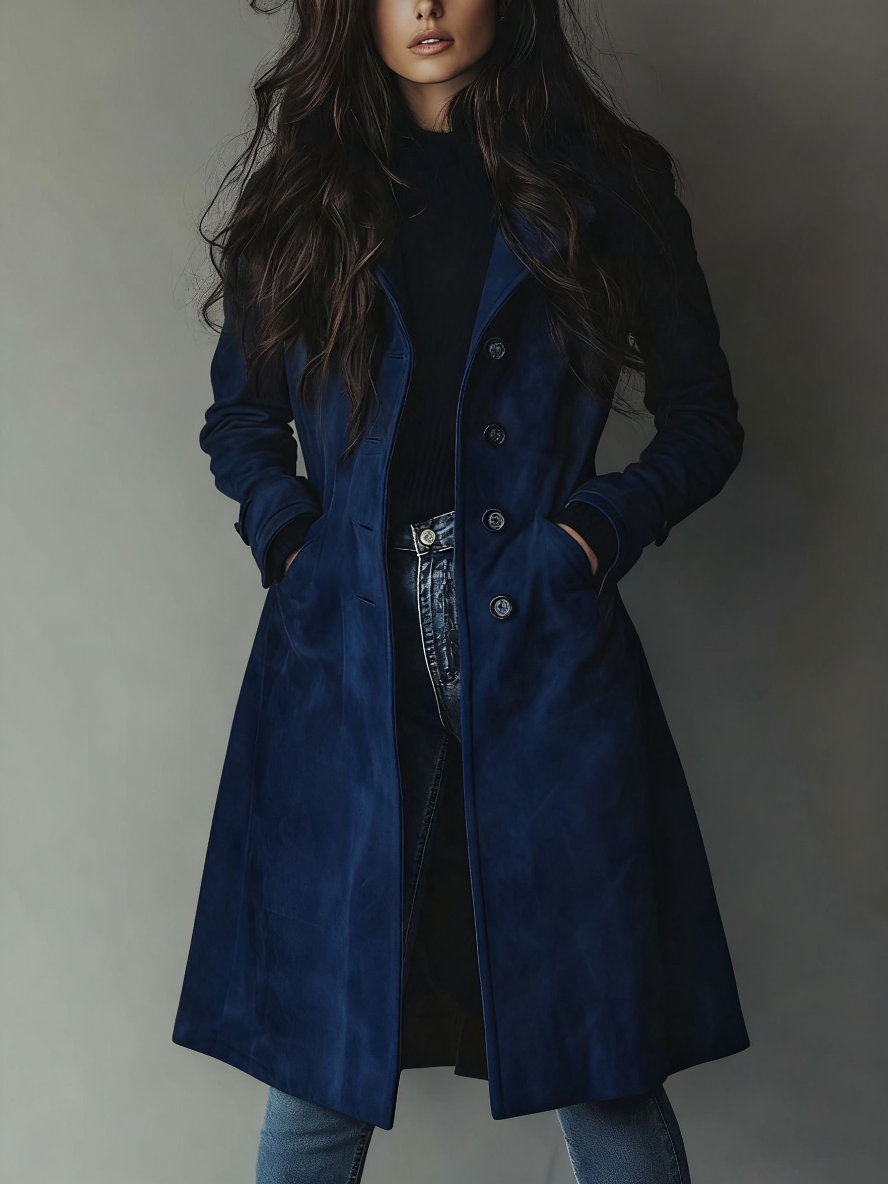 Teresa | Dámský trench kabát s knoflíky