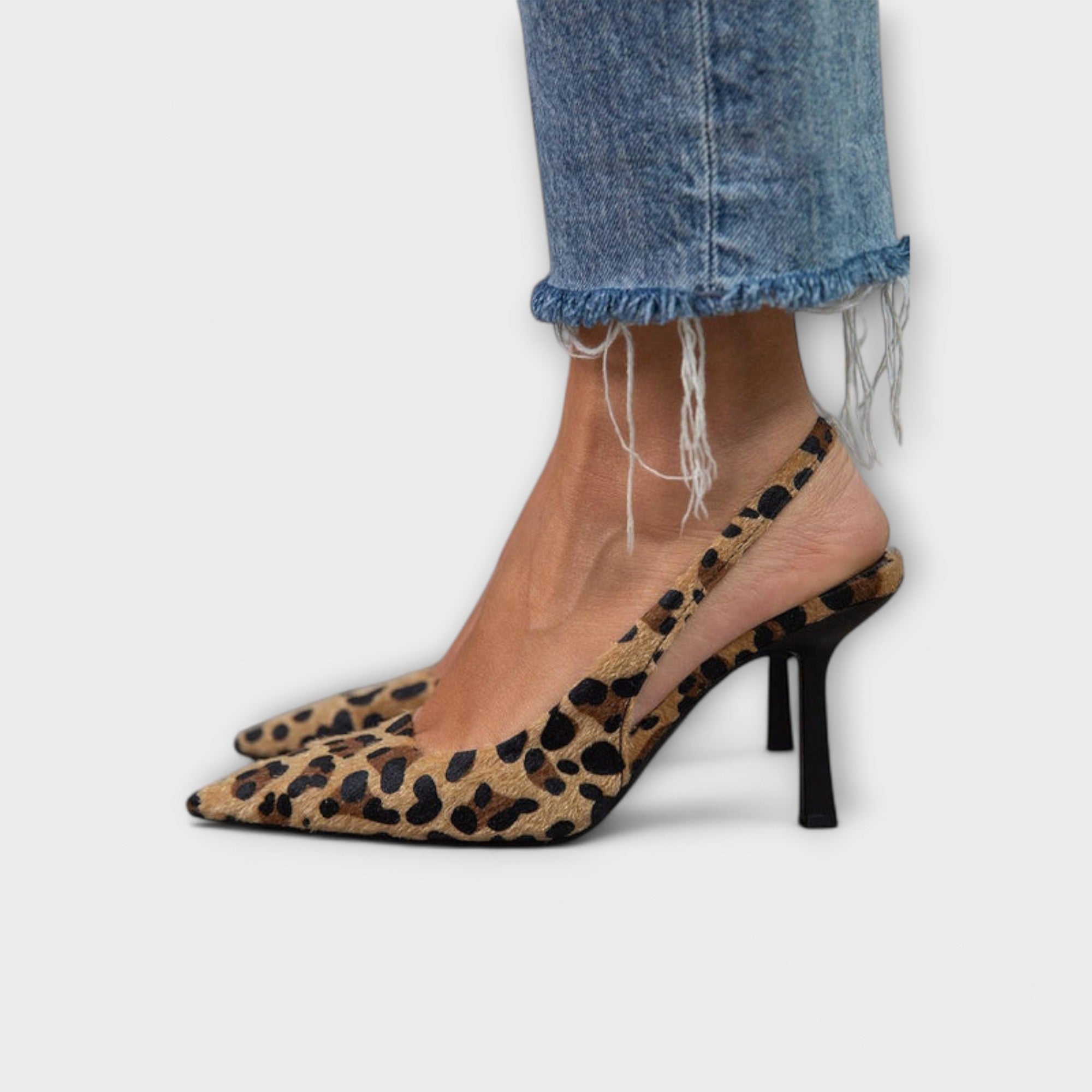 Liorina – Sandály s leopardím potiskem