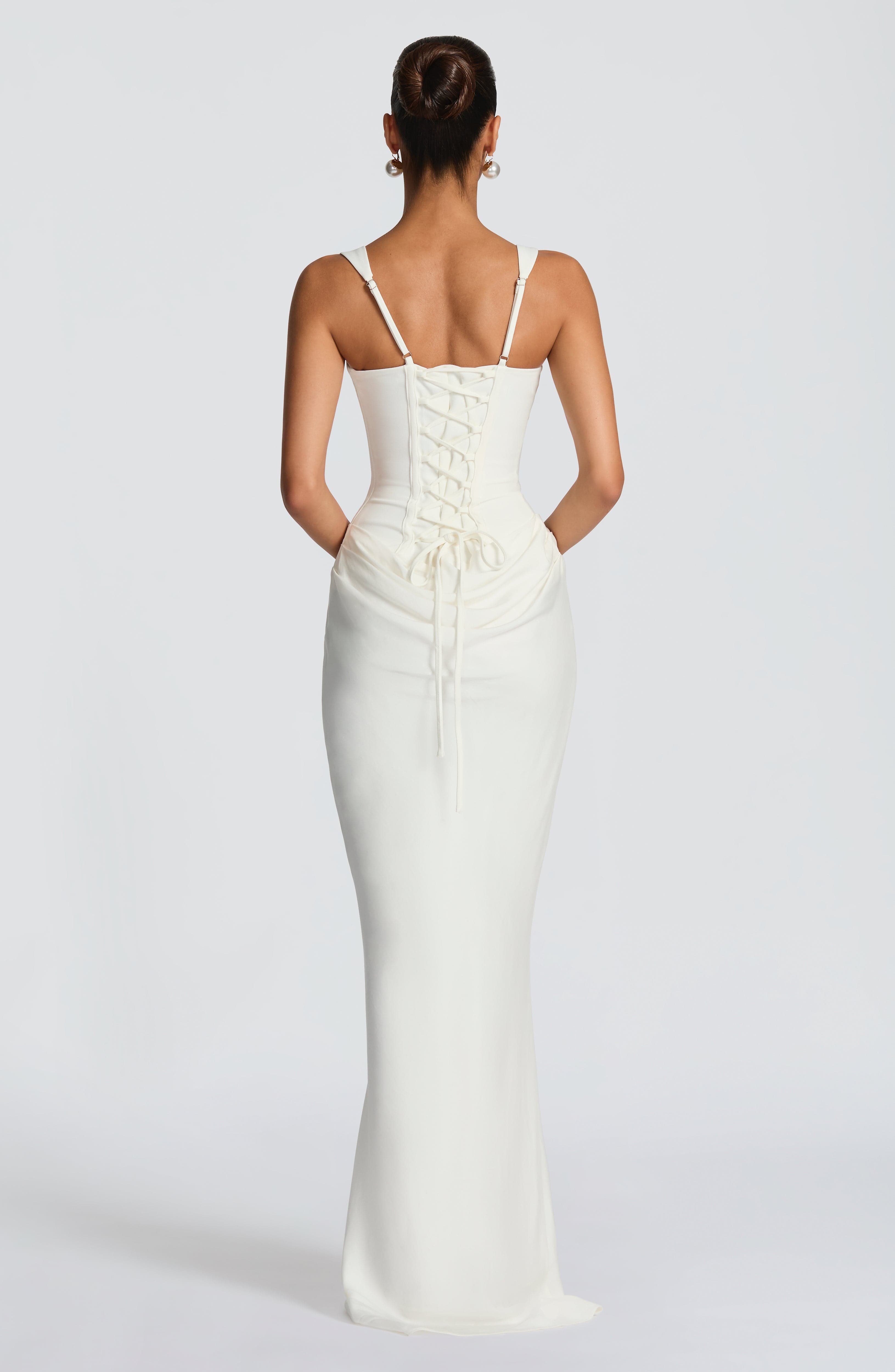 Leonor | Elegantní maxi šaty s čtvercovým výstřihem