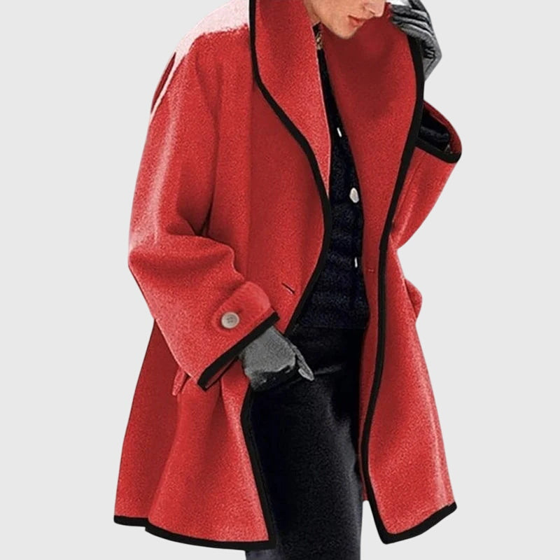 Fialová | Elegantní a Trendy Fleecová Bunda