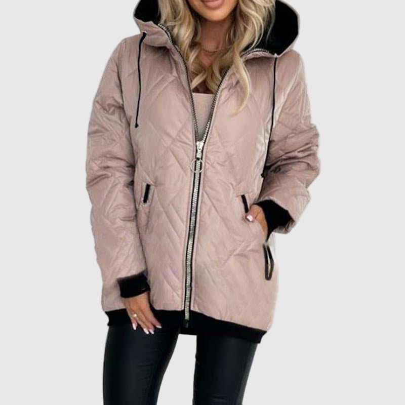 Jayne - Prošívaná Teplá a Elegantní Parka