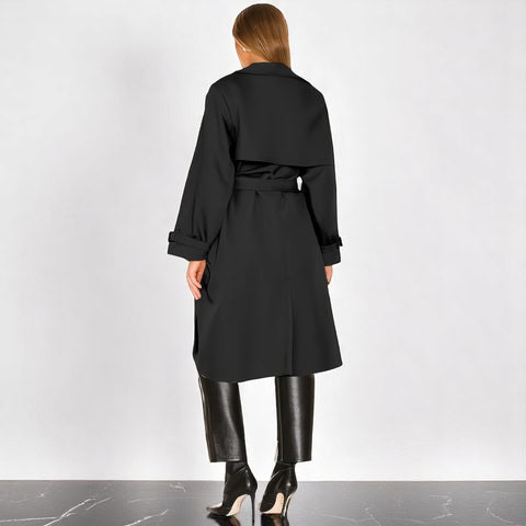 Fialová | Stylový elegantní trenčkot
