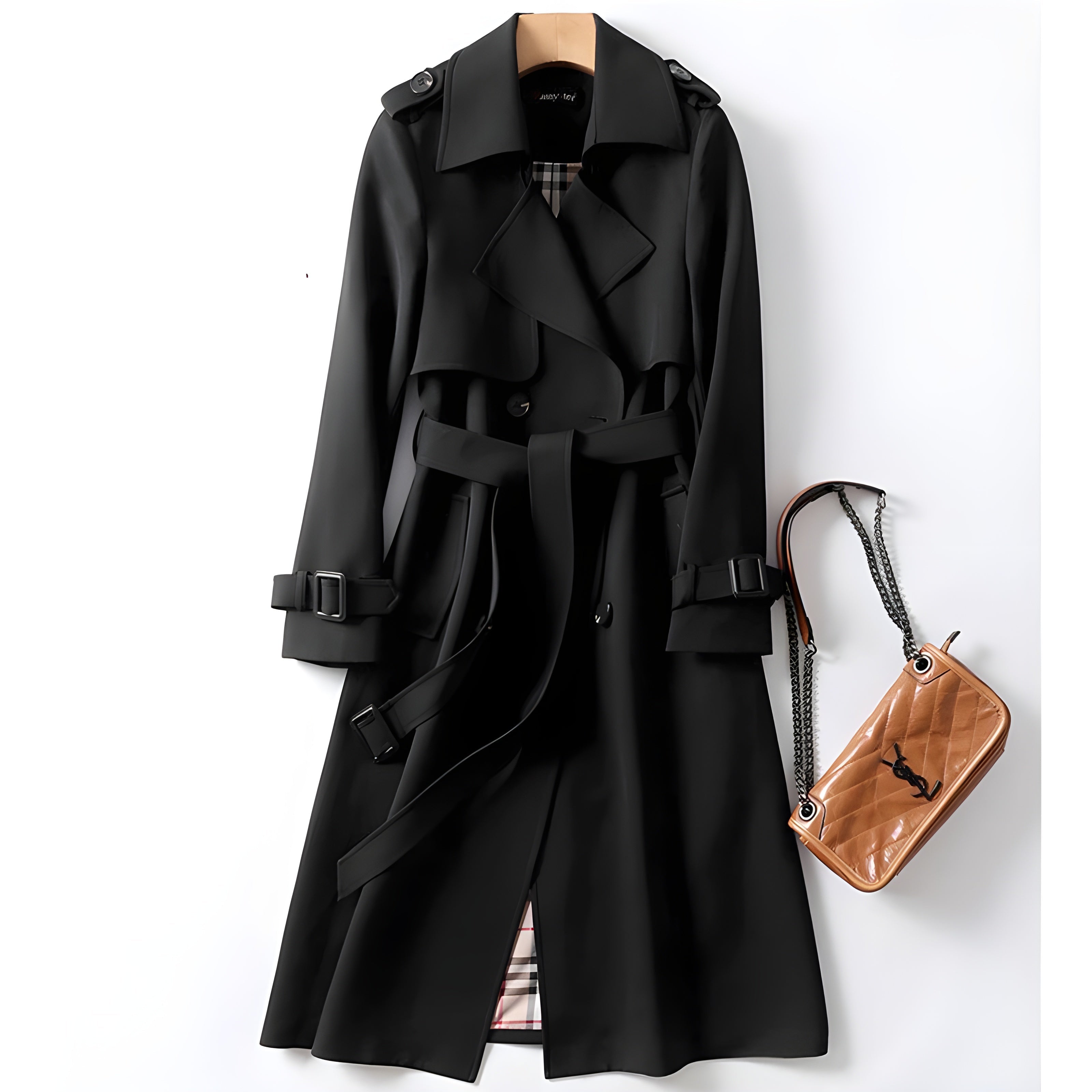 Fialová | Stylový elegantní trenčkot